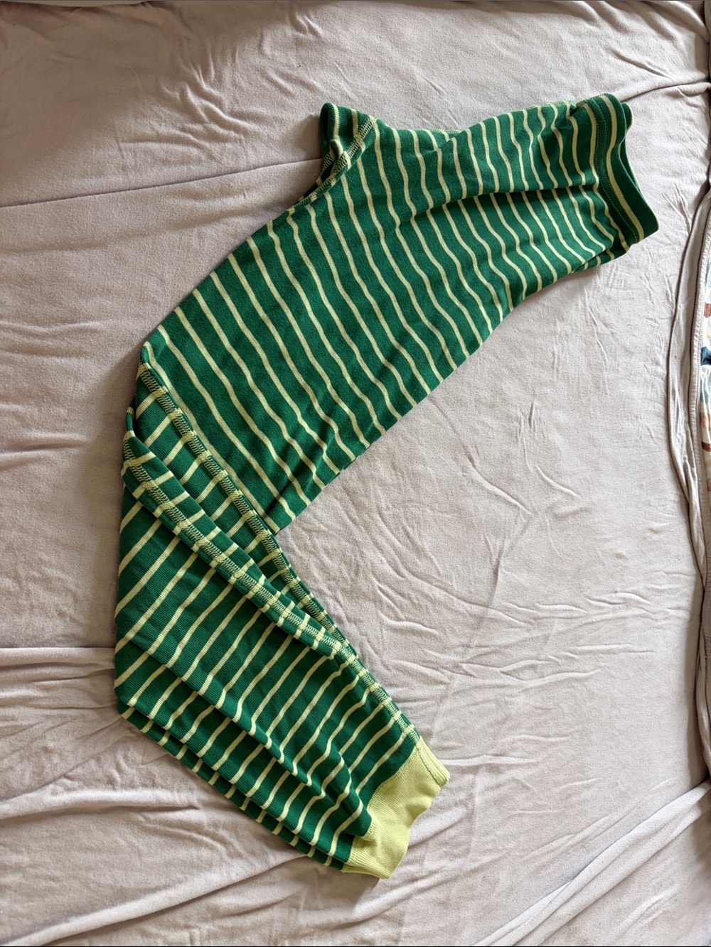 B64 Hanna Andersson X Pixar Cotton PJ Pants, Y12 G Striped EUC